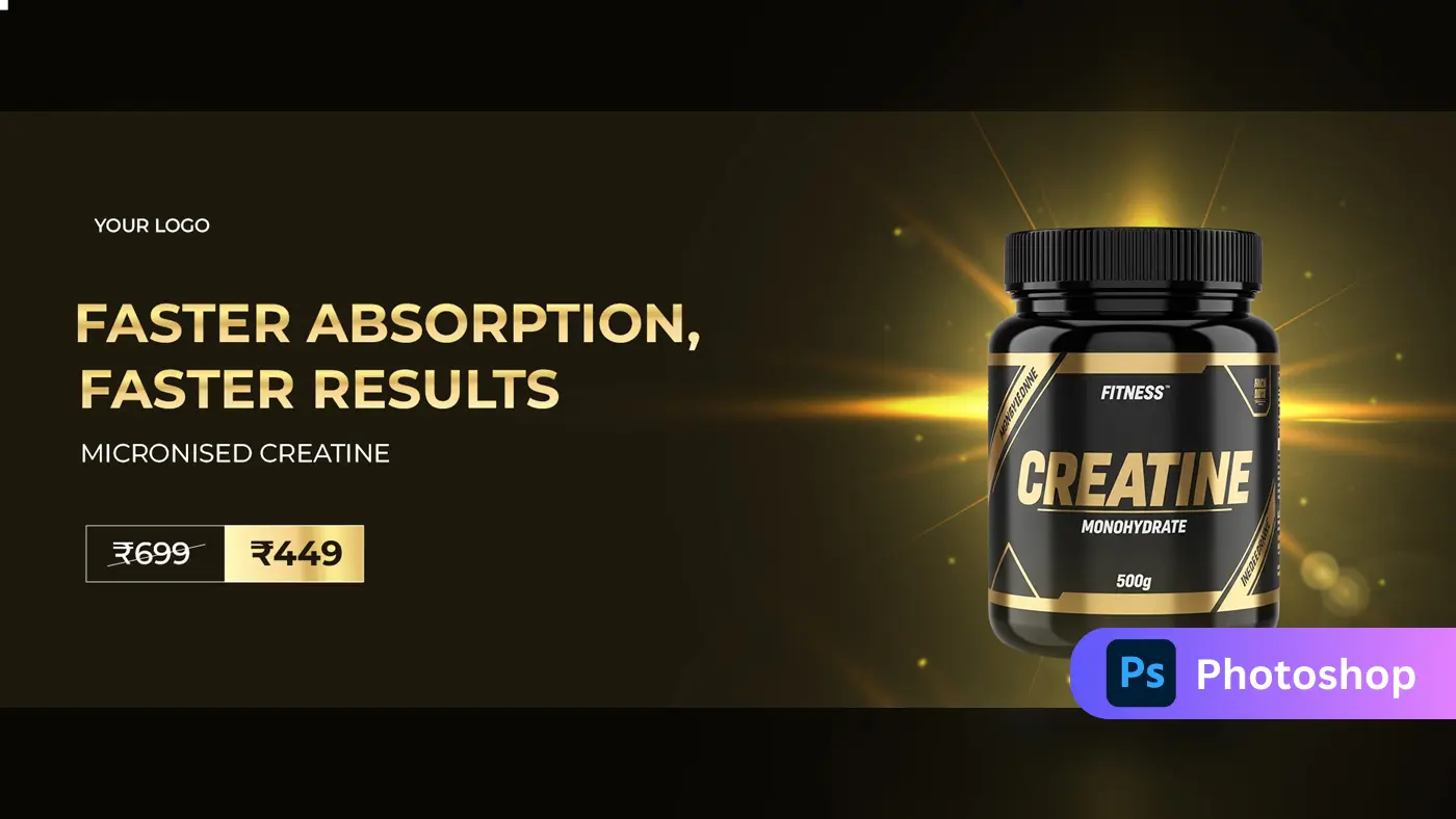 High-Impact Fitness Product Promo Template