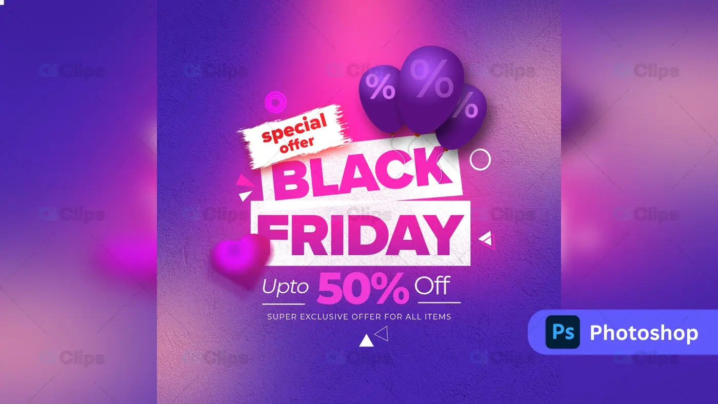 Black Friday Sale Promotional Banner