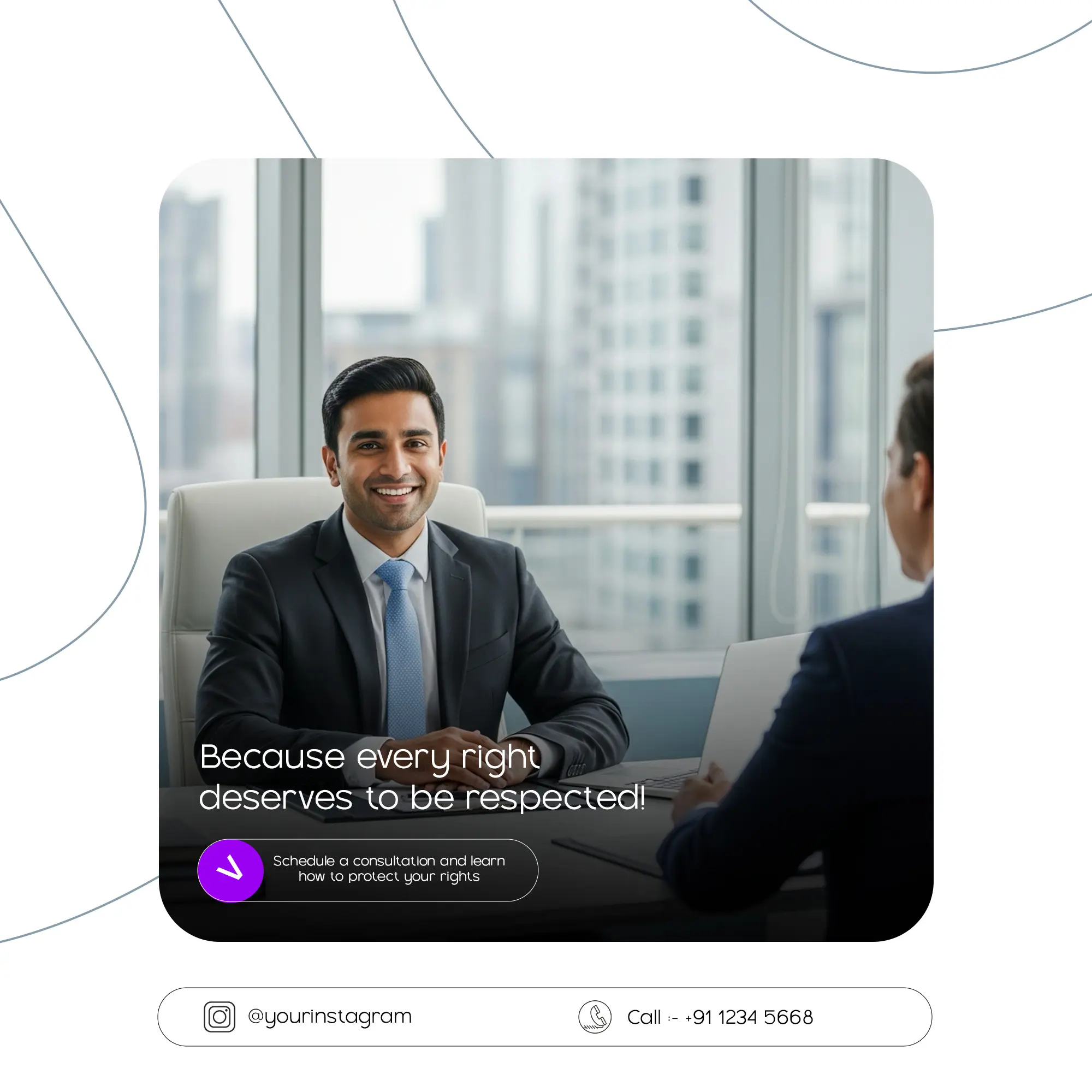 Legal Consultation Social Media Template