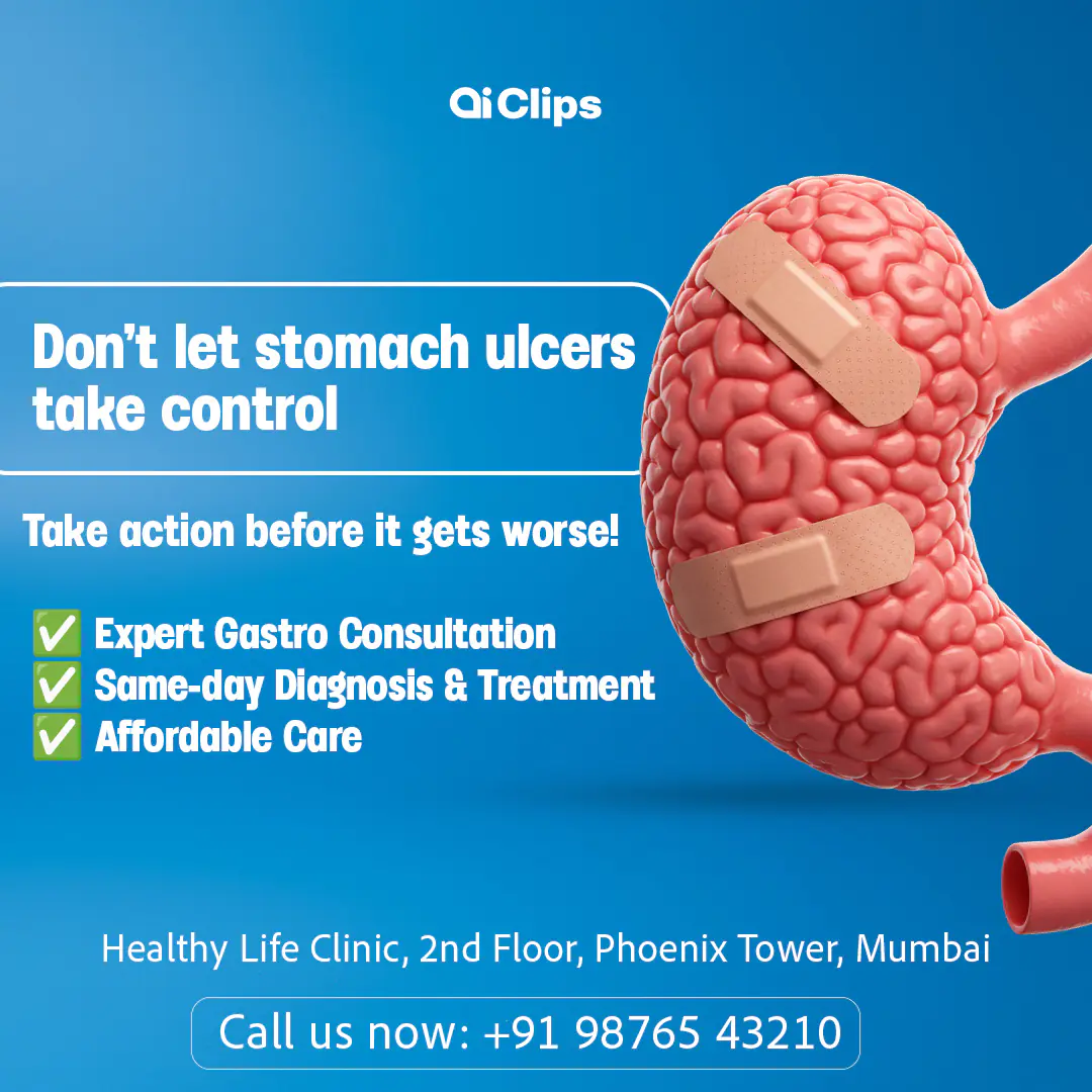 Enhanced Stomach Ulcer Awareness Campaign Template
