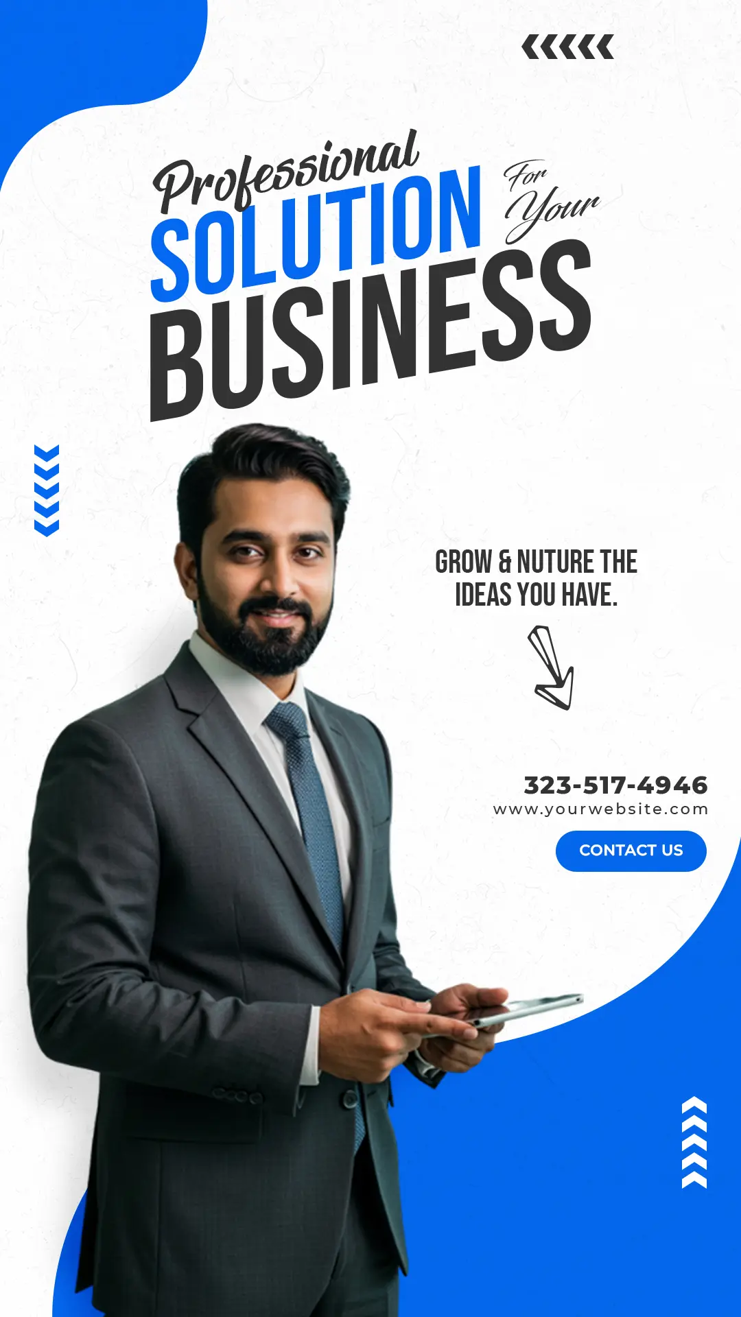 Professional Business Solution Photoshop Template