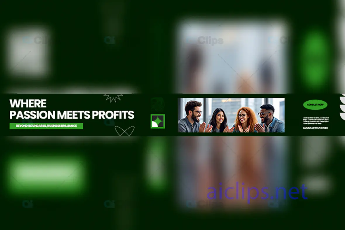 Corporate Email Header PSD Template