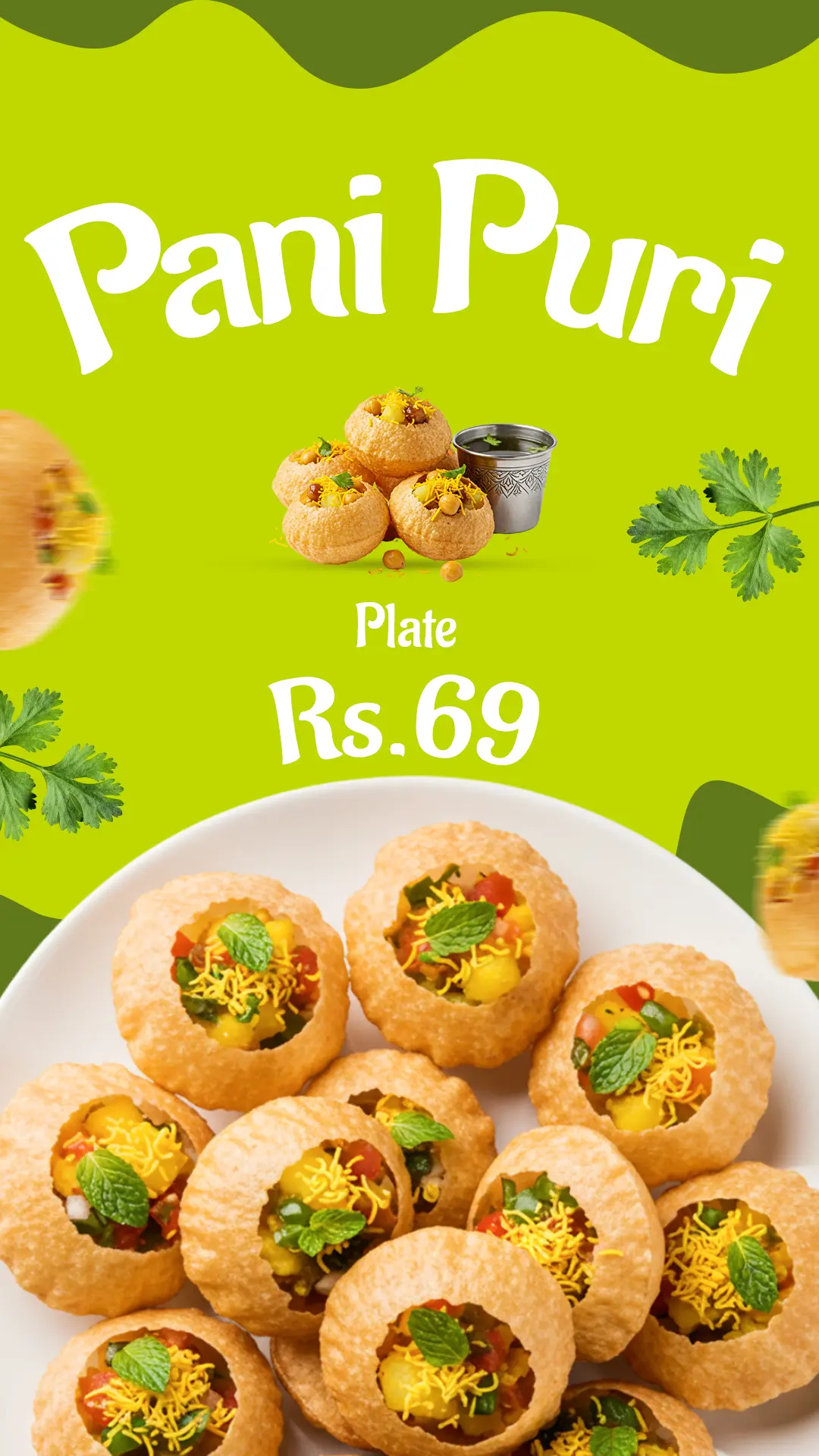 Pani Puri Template Delicious Offer