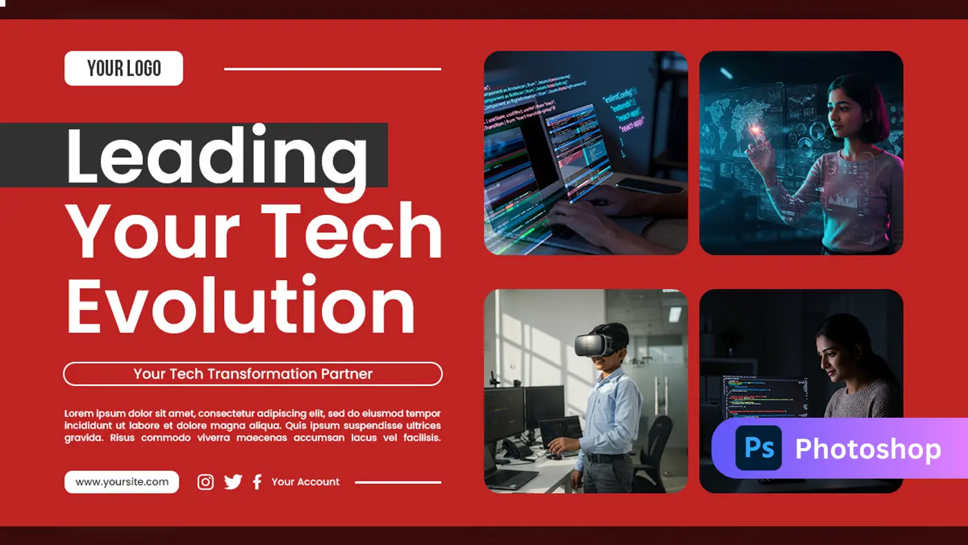 Modern Tech Company Promotion Template