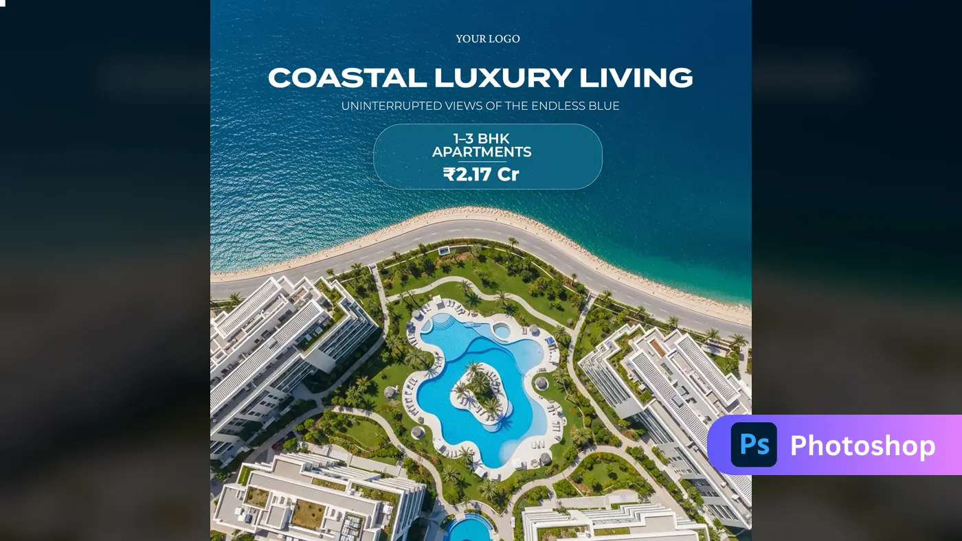 Luxury Seaside Real Estate Promo Template