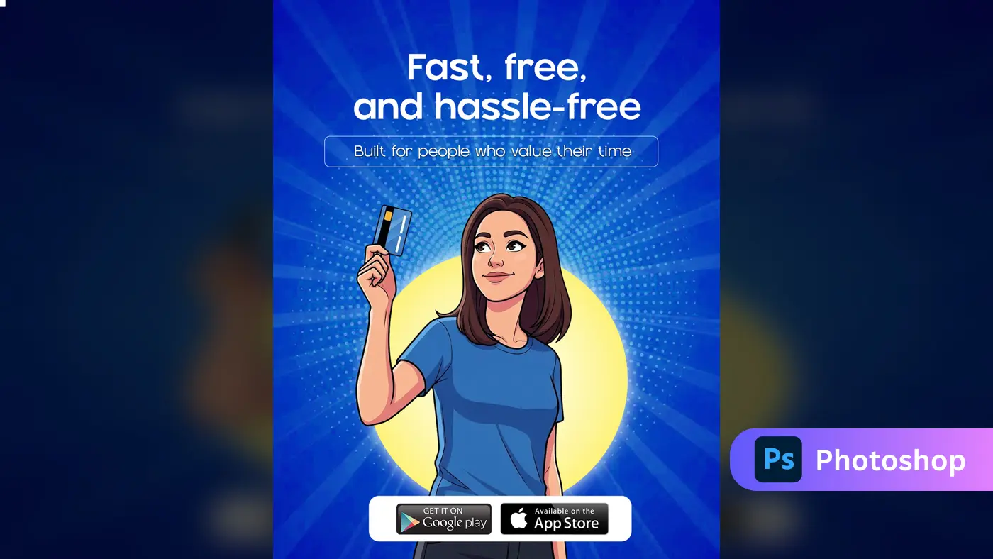 Financial App Promotional Template