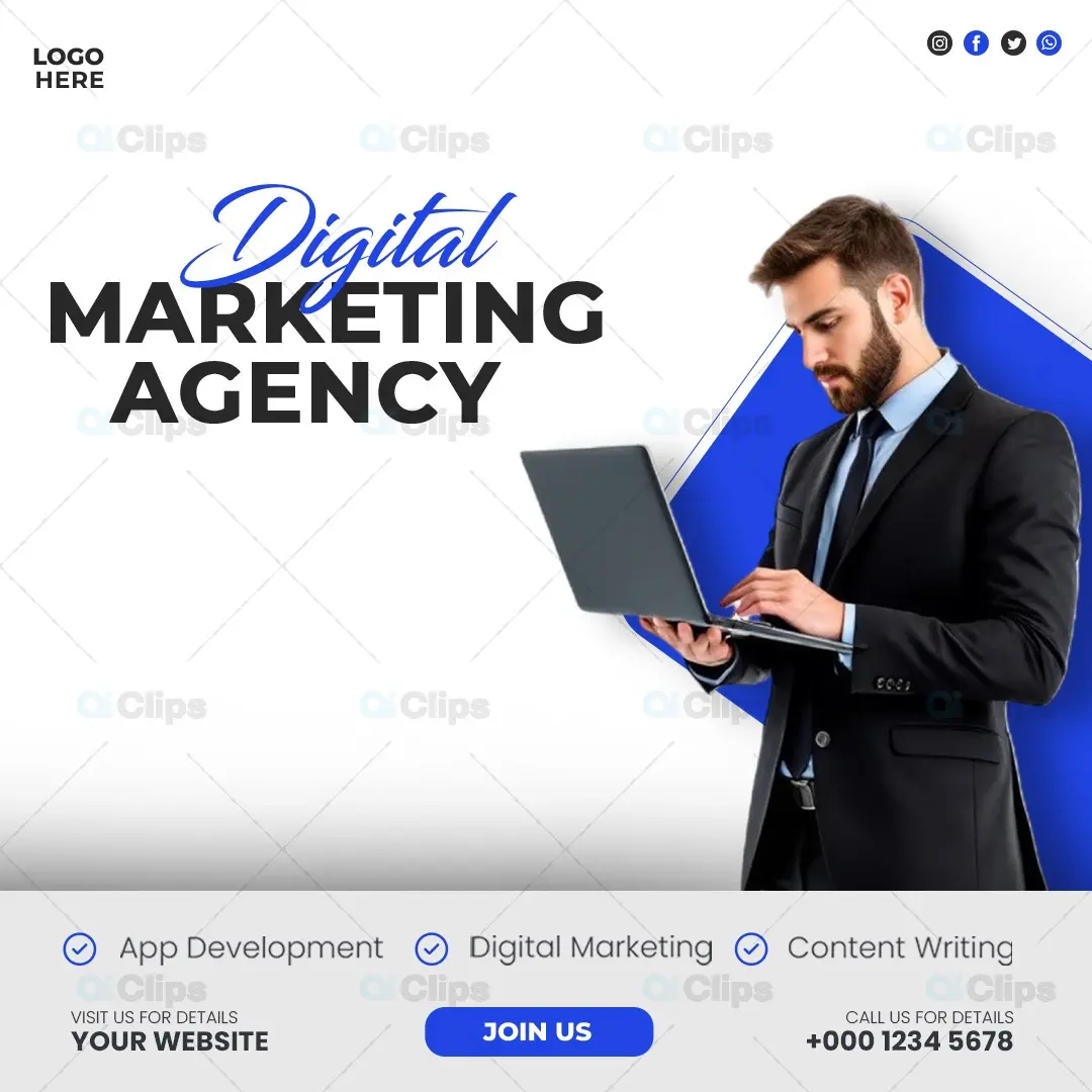 Digital Marketing Agency Ads Template