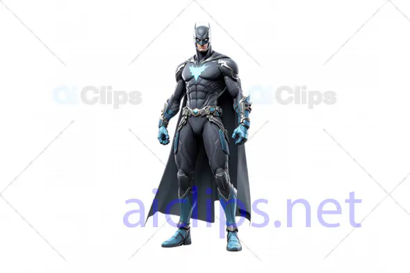 Futuristic 3D Armored Superhero Character Model