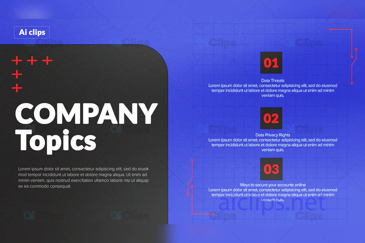 Corporate Presentation Slide PSD Template