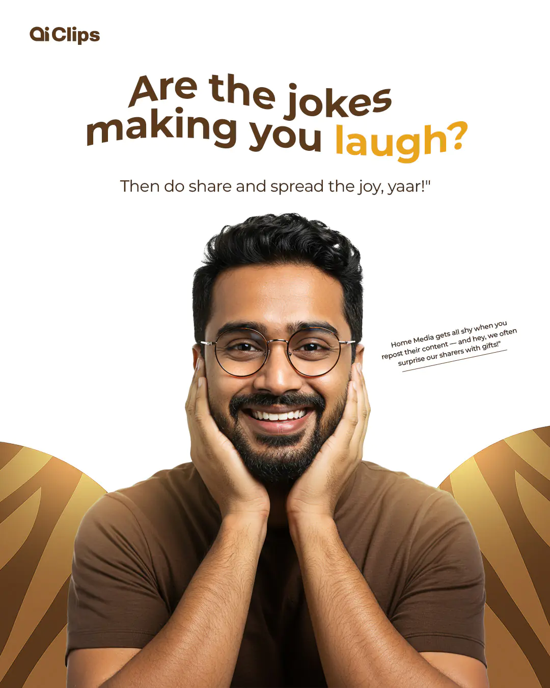 Humor Sharing Social Media Template