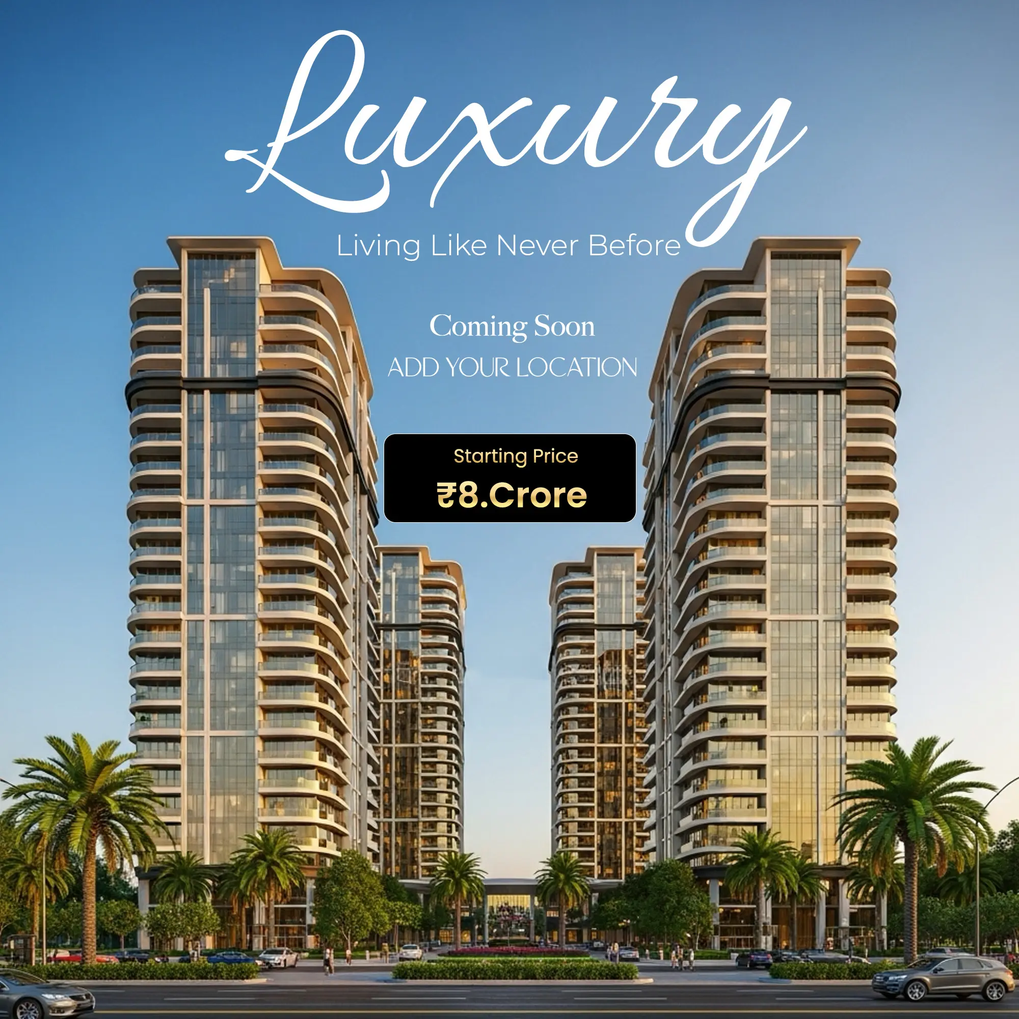 Luxury High-Rise Property Launch Template