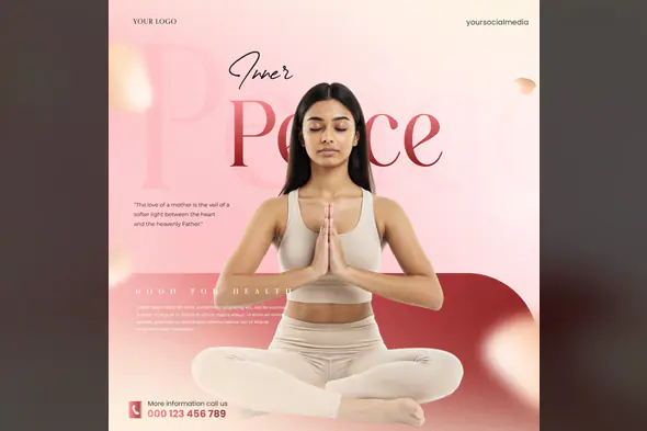 Yoga Studio Social Media Template