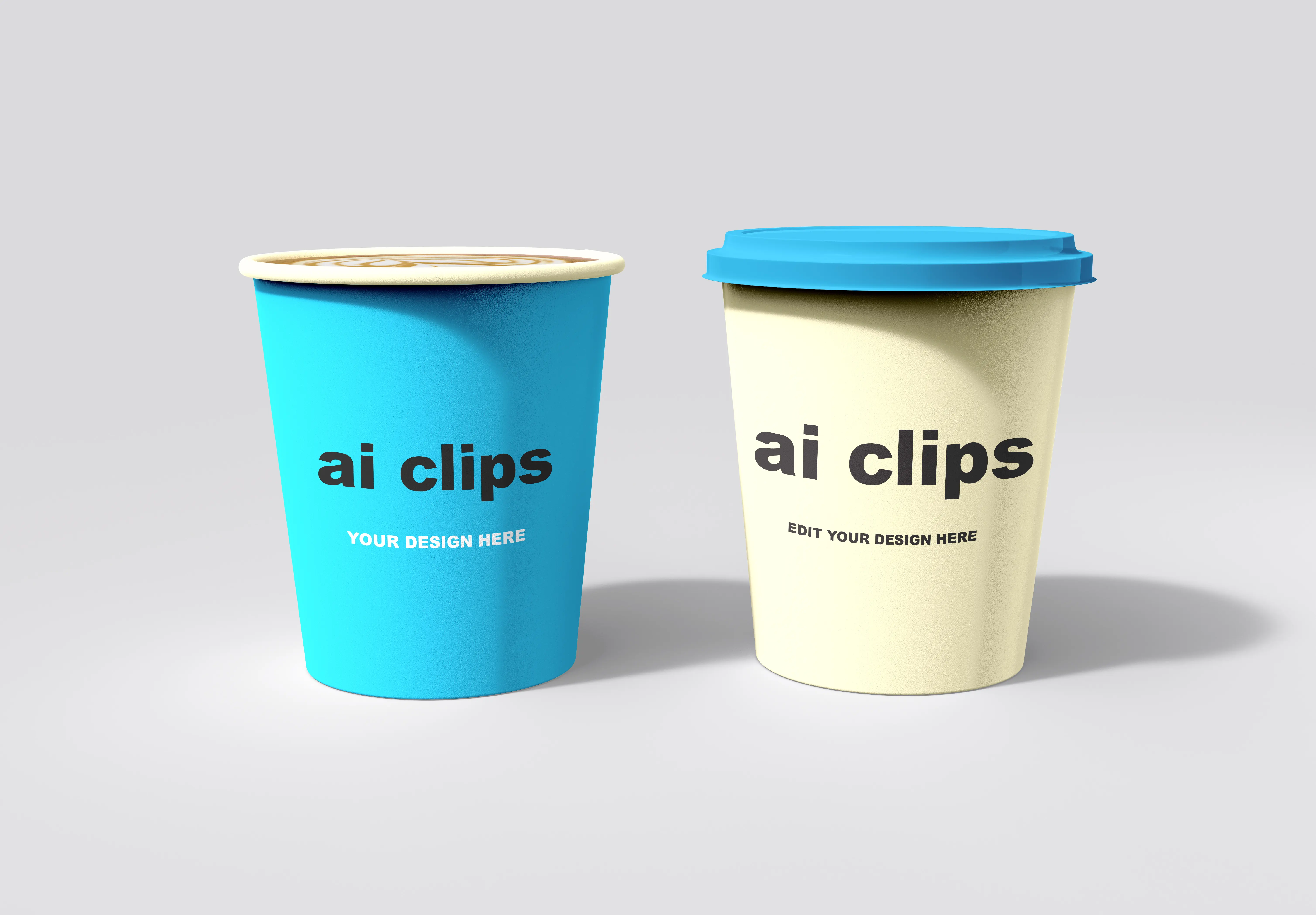 Minimal Coffee Cup Branding Mockup