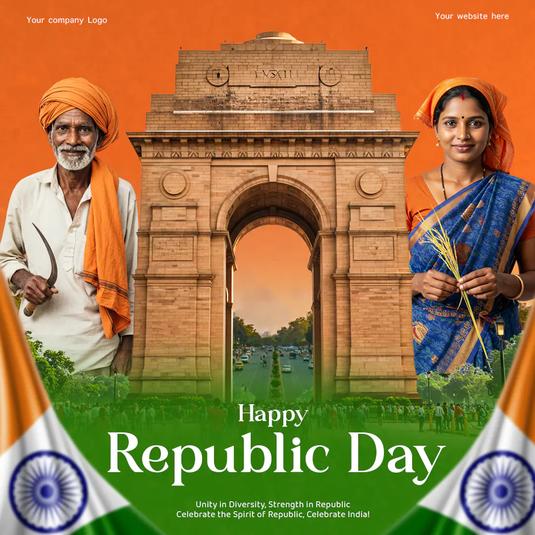indian Republic Day Celebration PSD Template