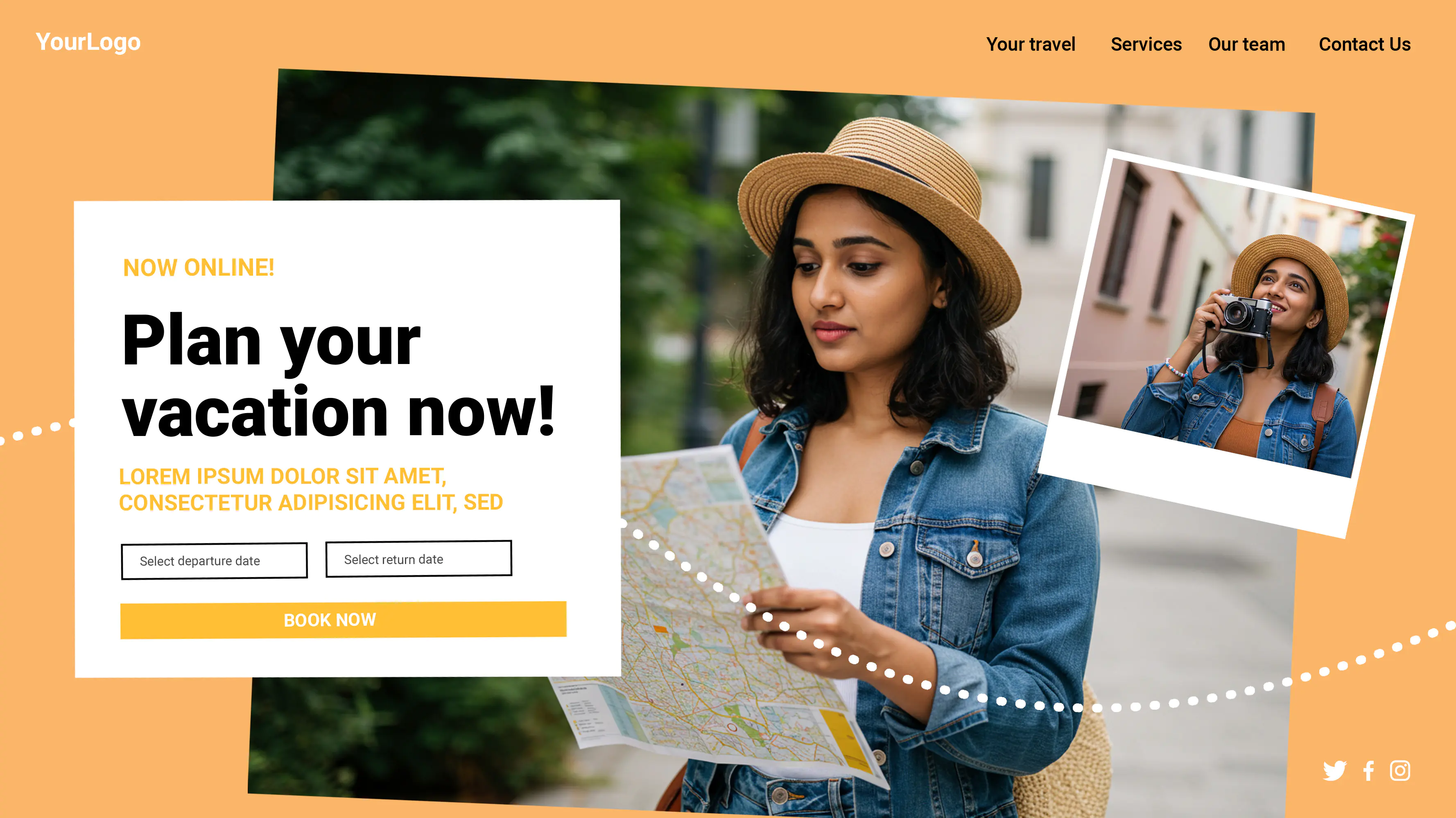 Travel Agency Vacation Booking Template