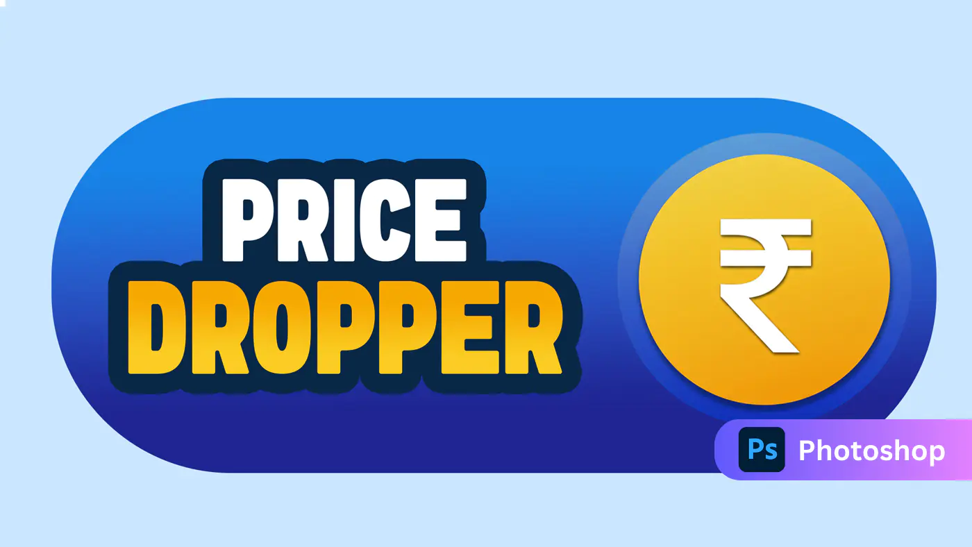 Bold Discount Badge Price Dropper Label Template