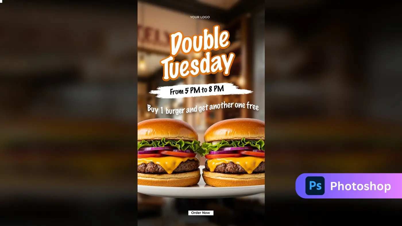 Burger Joint BOGO Promo Template