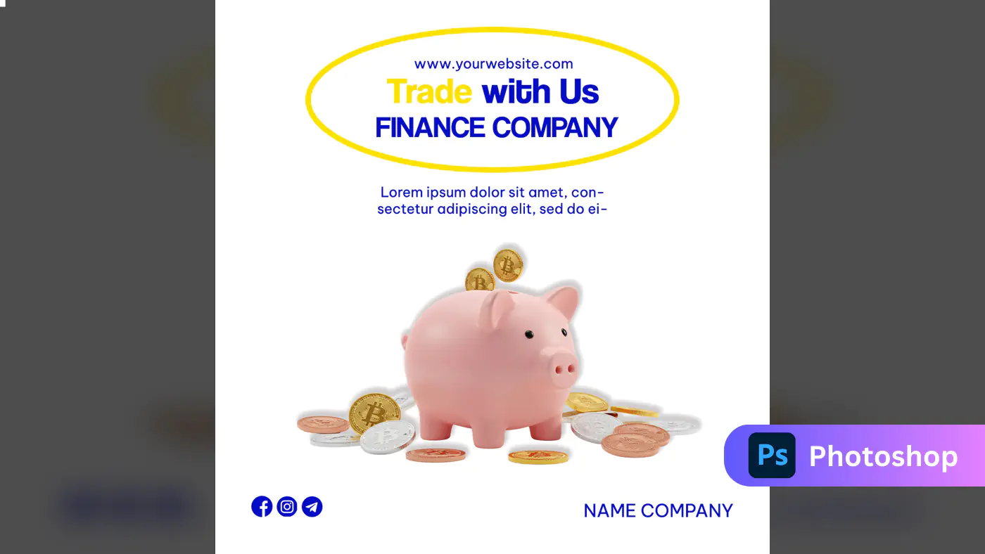 Finance Company Trading Promo Template