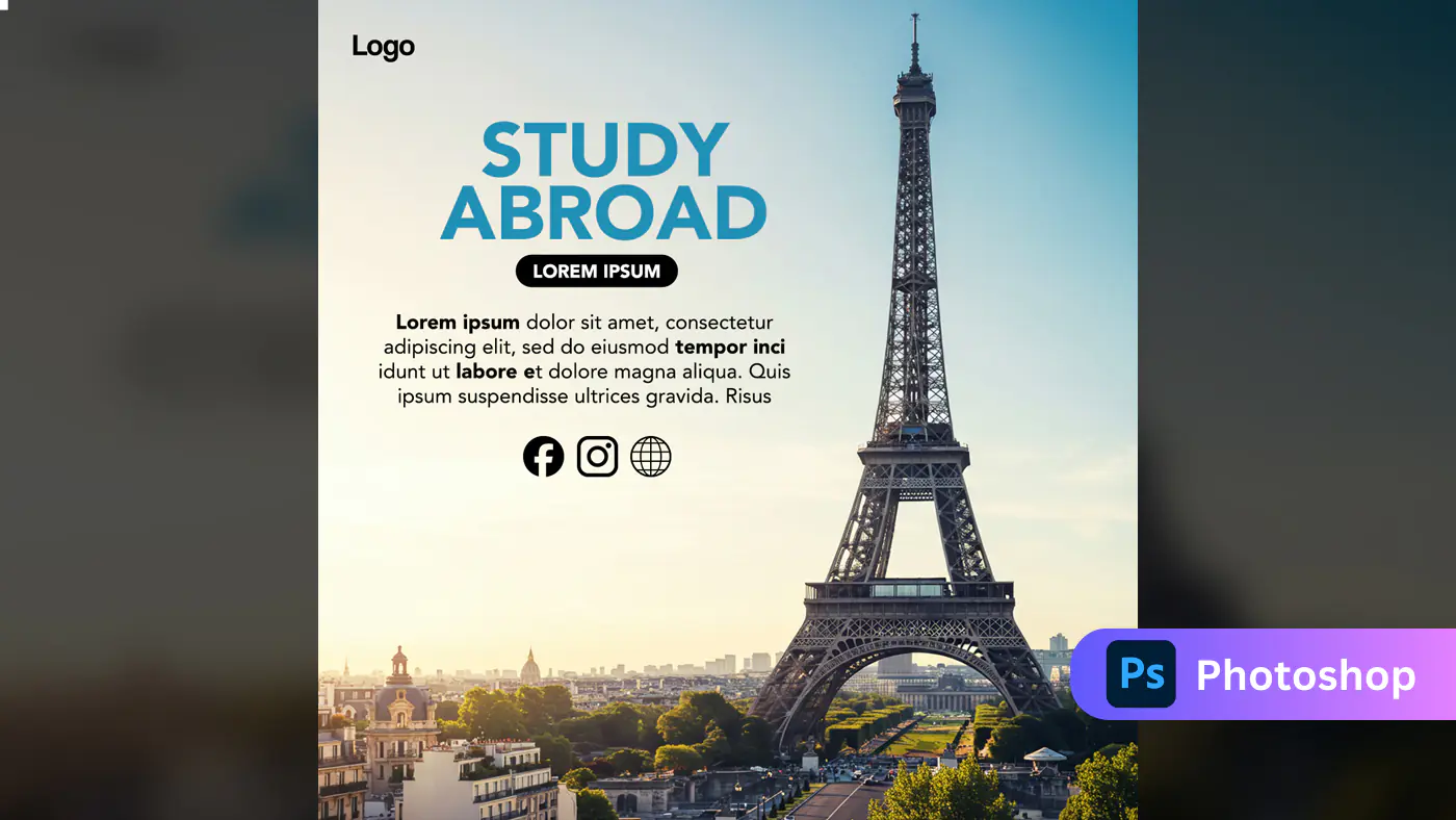 Study Abroad Promotional Template