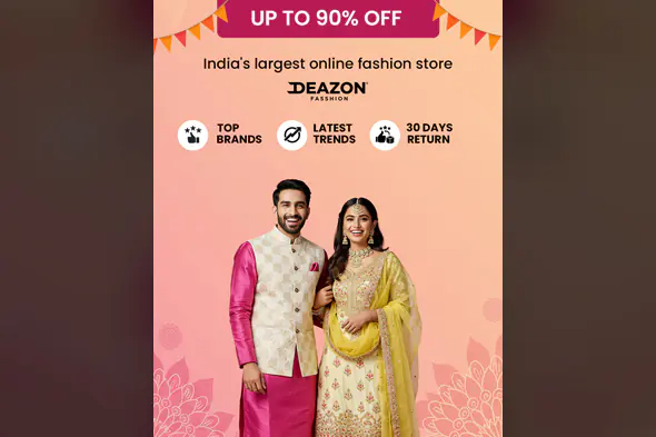 Deazon Fashion Sale Banner Mockup