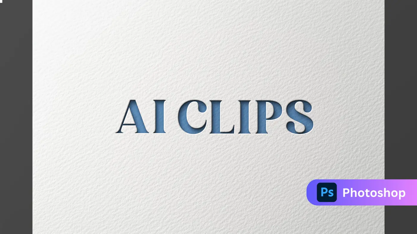 Premium Text Cutout Photoshop Template for Professionals