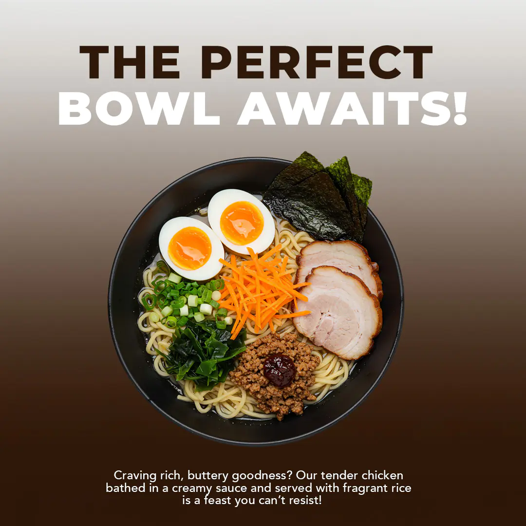 Enhanced Mouthwatering Ramen Bowl Ad Template
