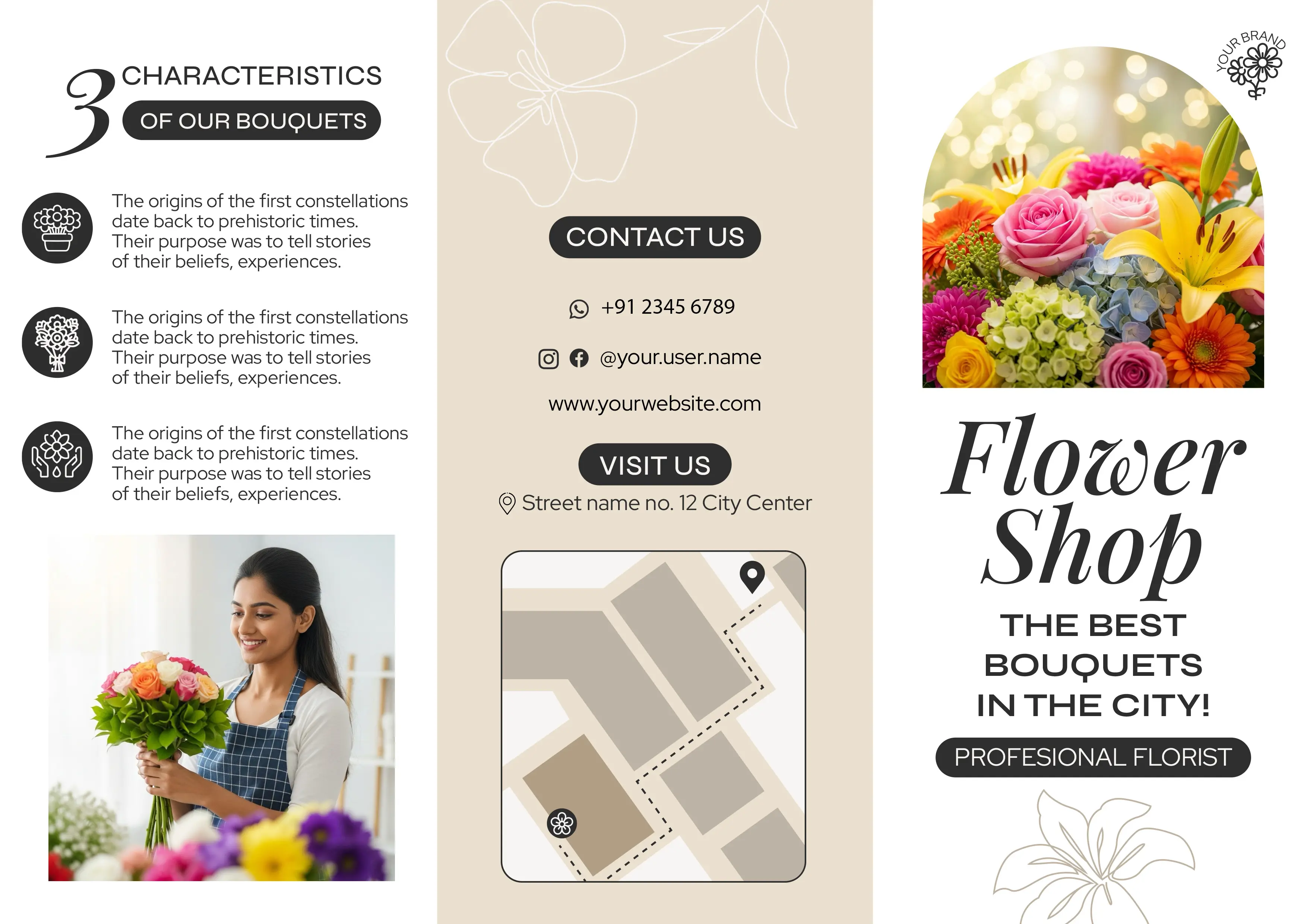 Elegant Florist Shop Social Media Template