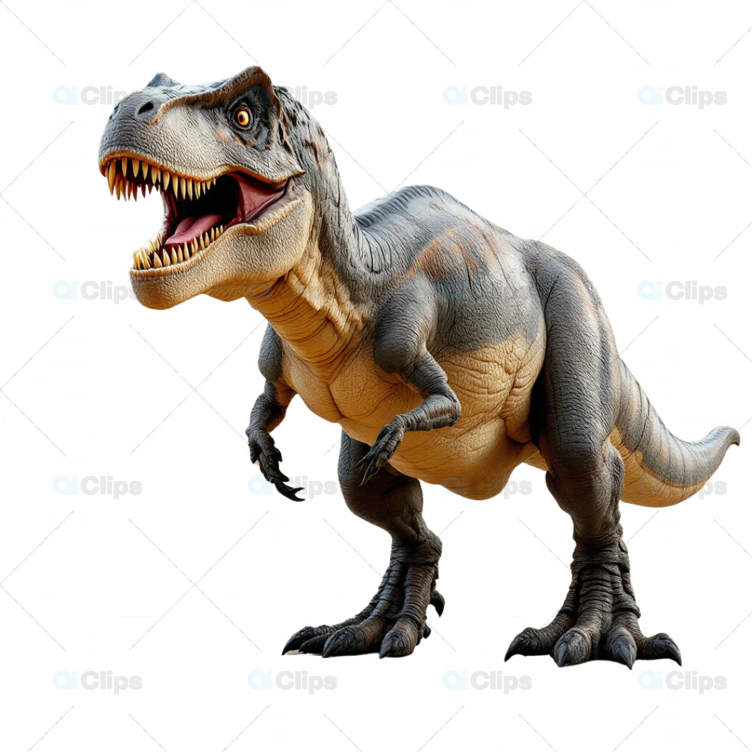 Realistic 3D Tyrannosaurus Rex Model for Animations and Games