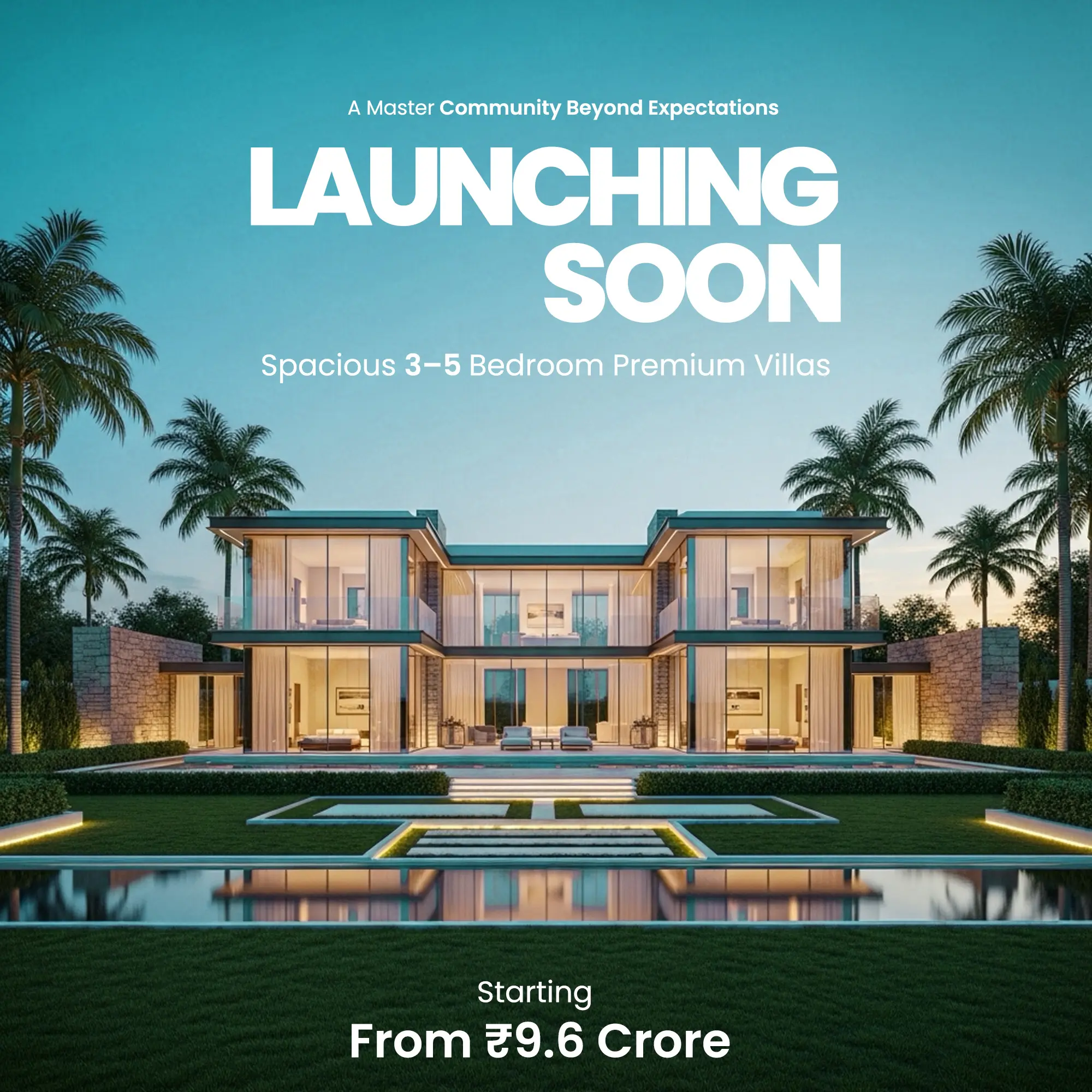 Luxury Villa Property Launch Banner Template