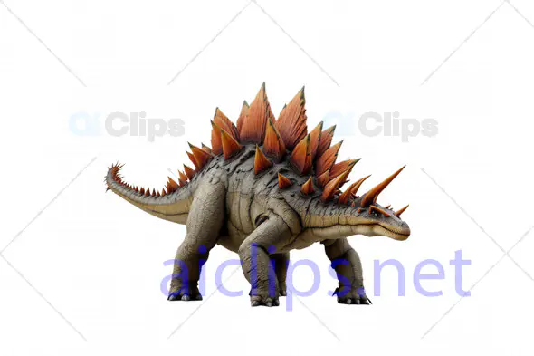 Realistic 3D Stegosaurus Model