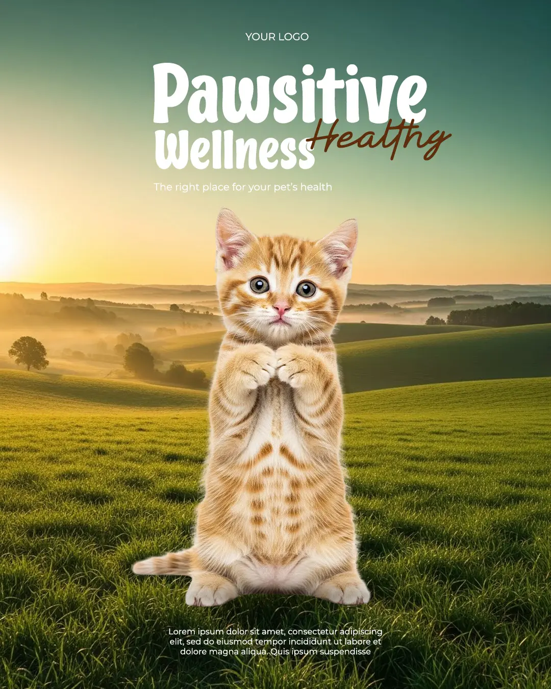 Pawsitive Pet Care Social Media Template