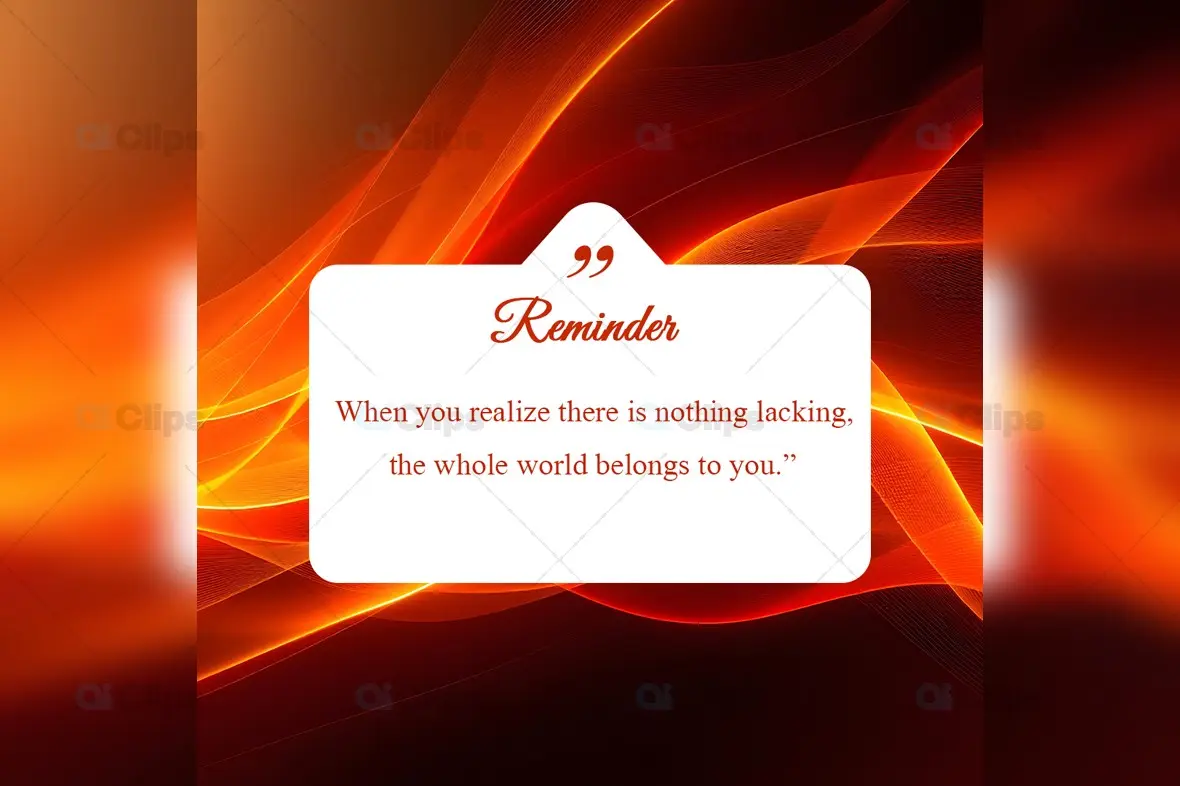 Inspirational Quote Design PSD Template