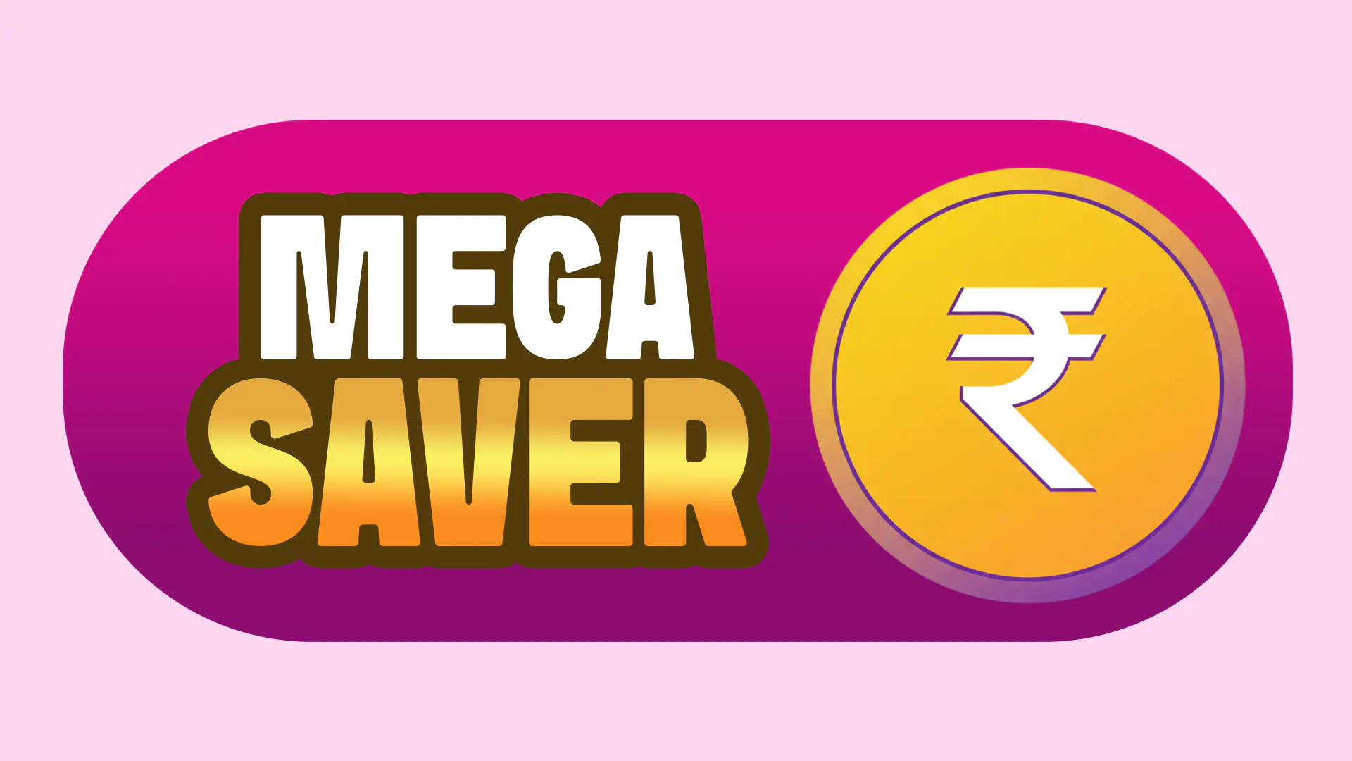 Mega Saver Label Template