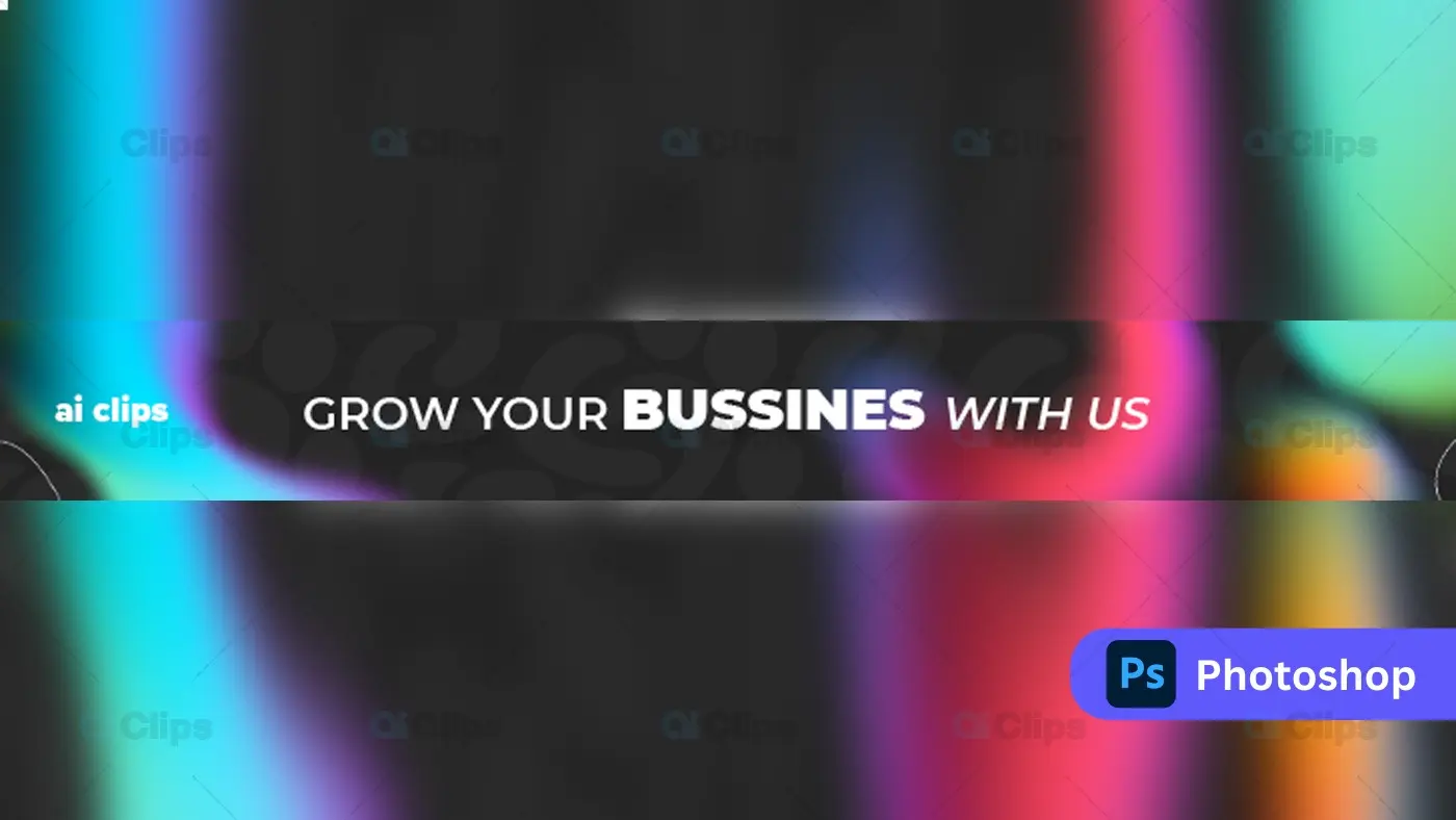 Business Twitter Head PSD Template