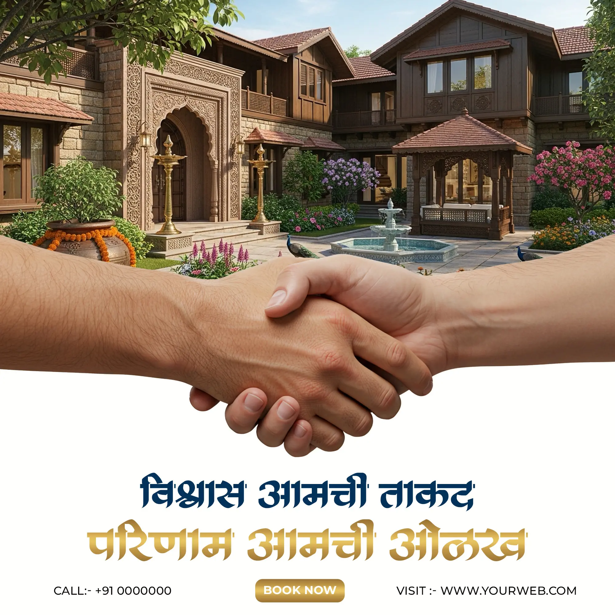 Marathi Luxury Villa Real Estate Deal Template