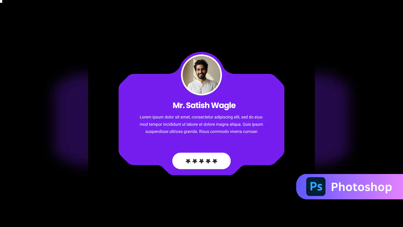 Vibrant Profile Card Template