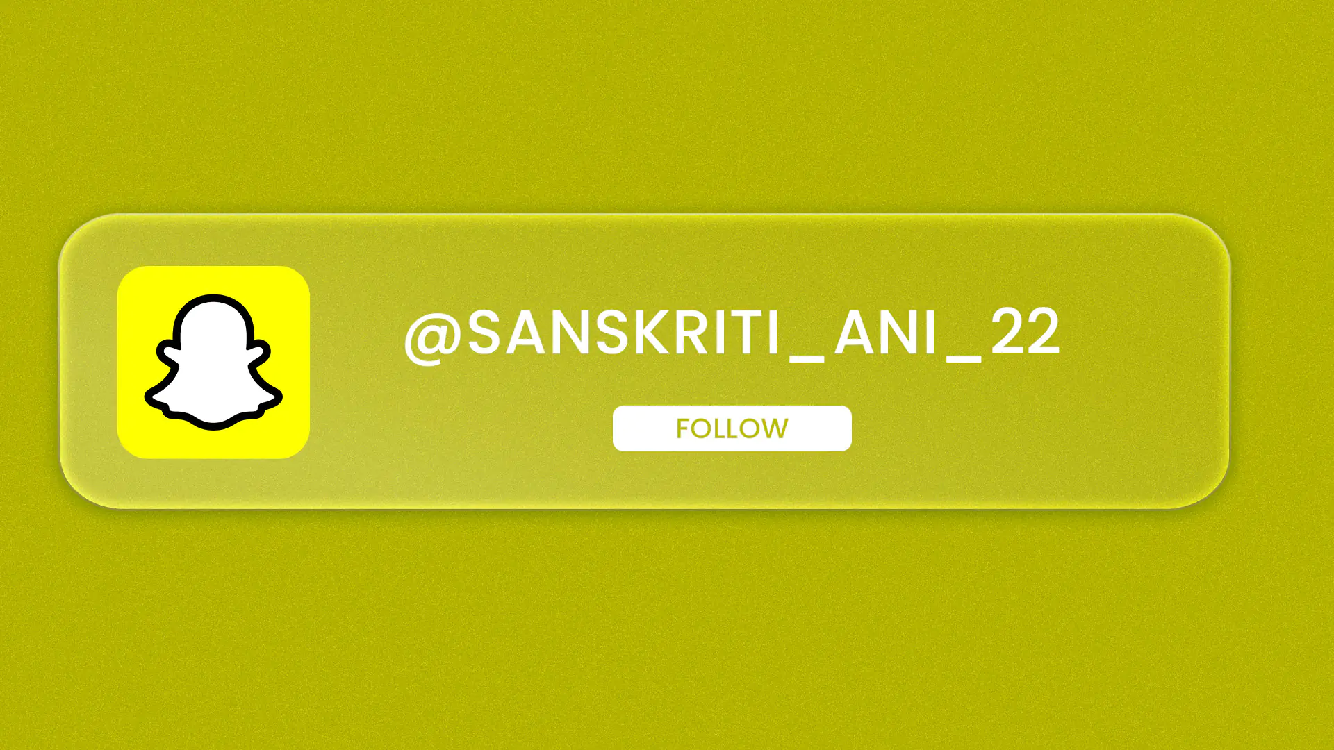 Snapchat Follow Button Template