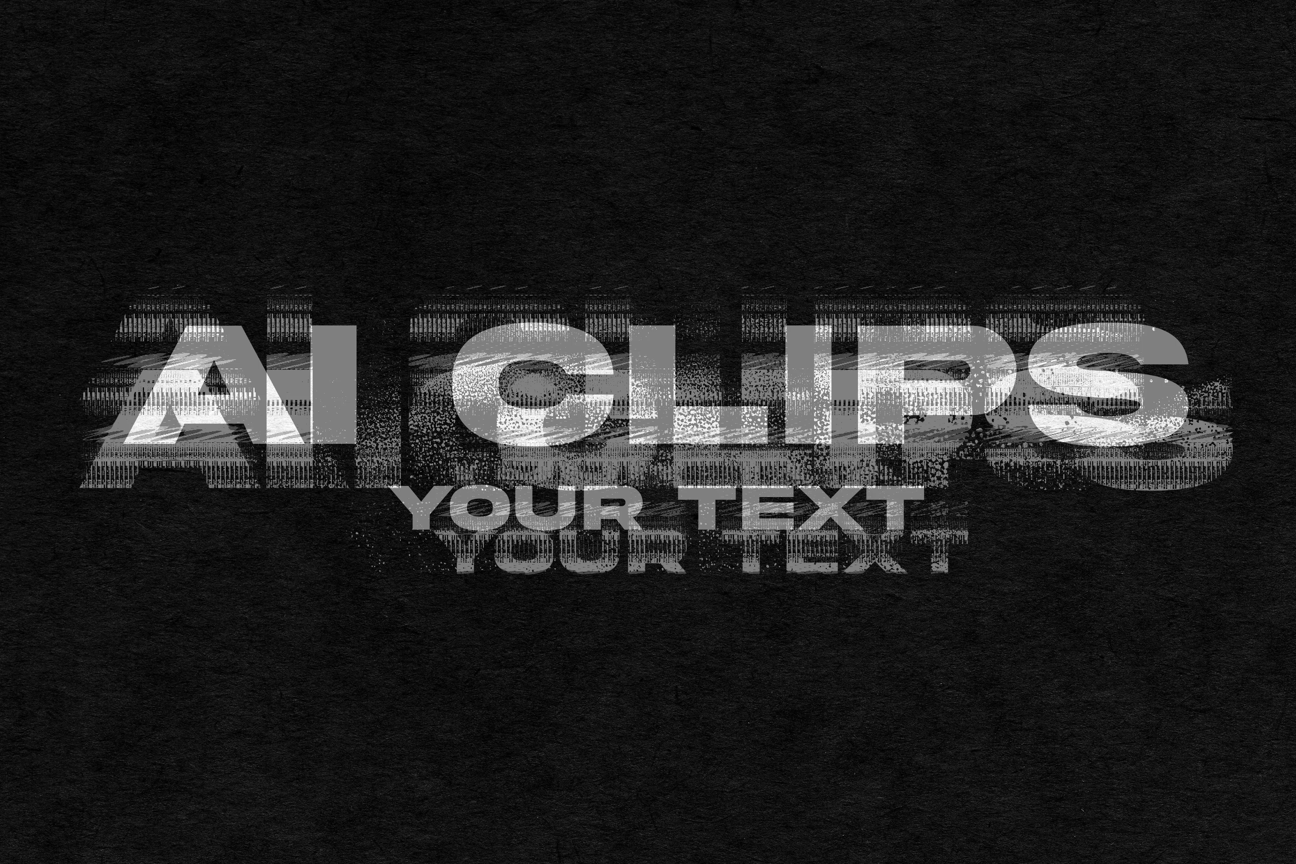 Distorted Glitch Text Effect  Modern Digital Typography