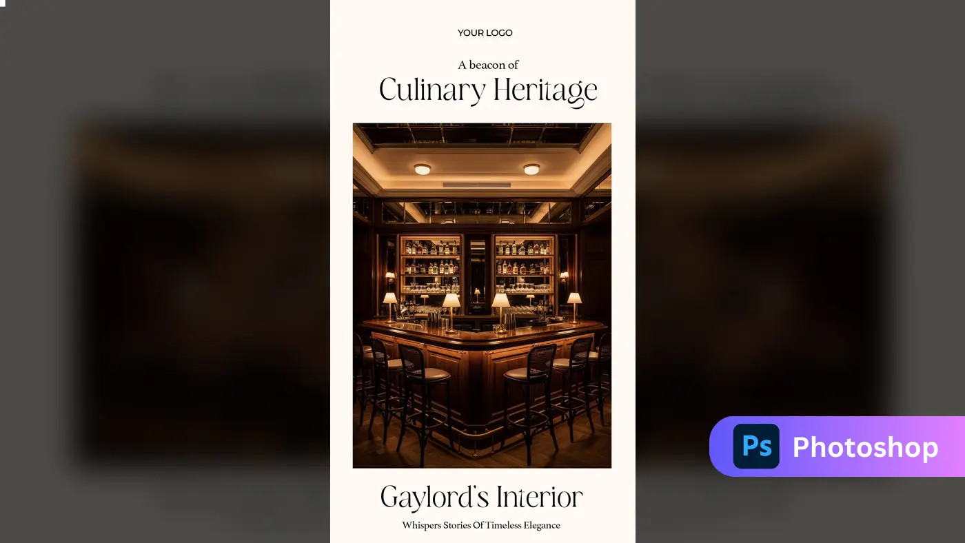 Timeless Bar & Lounge Promo Template