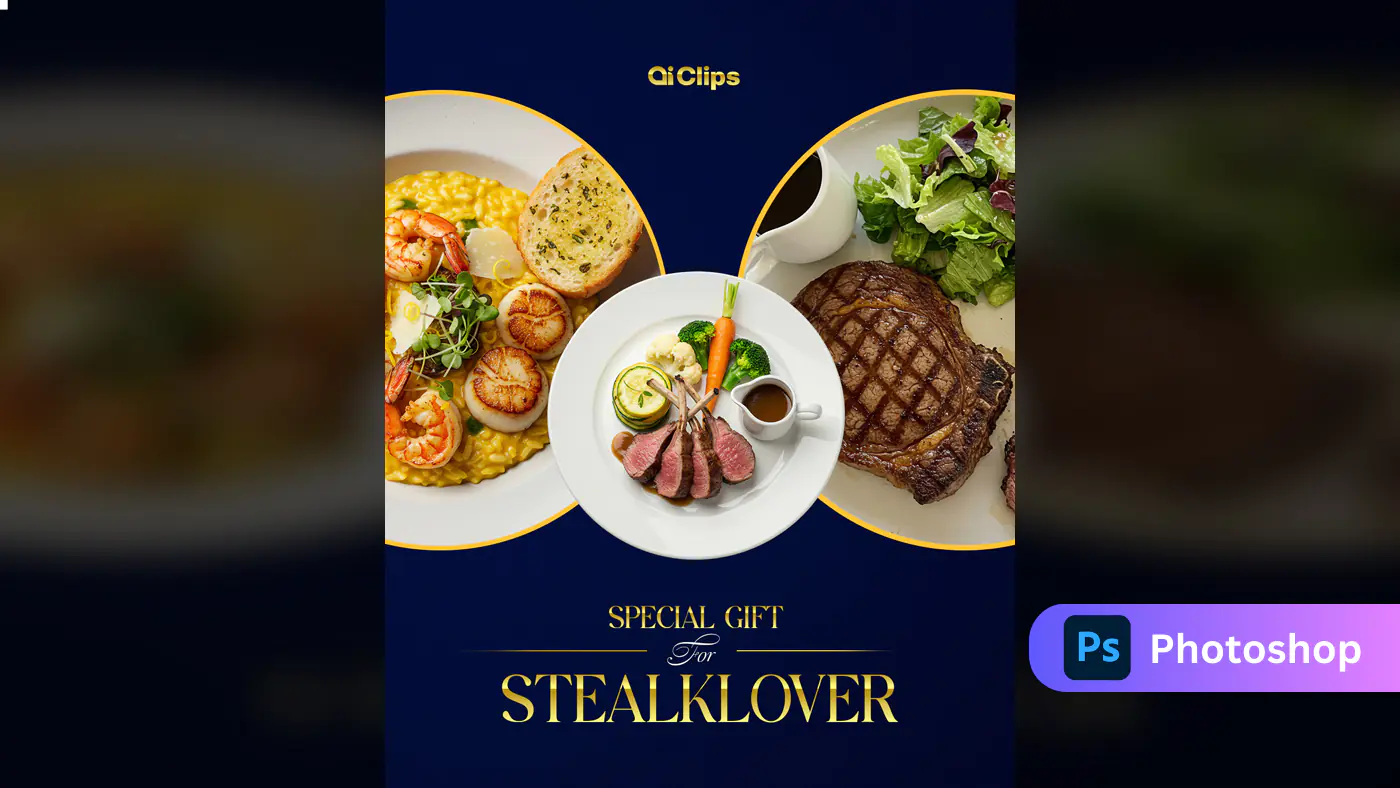 Gourmet Cuisine Gift Card Template