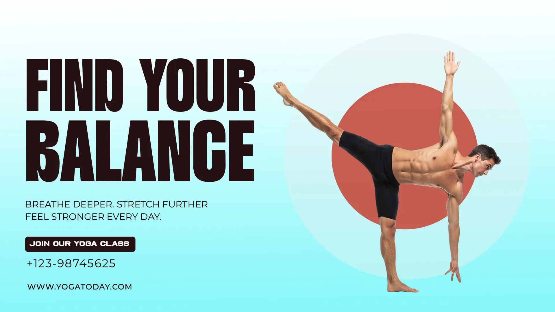 Yoga Class & Wellness Promotion Template