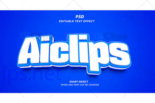Modern Bold Text Effect PSD