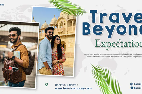 India Travel Adventure Promotional Template