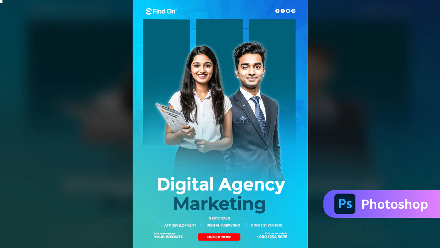 Digital Agency Marketing Services Template
