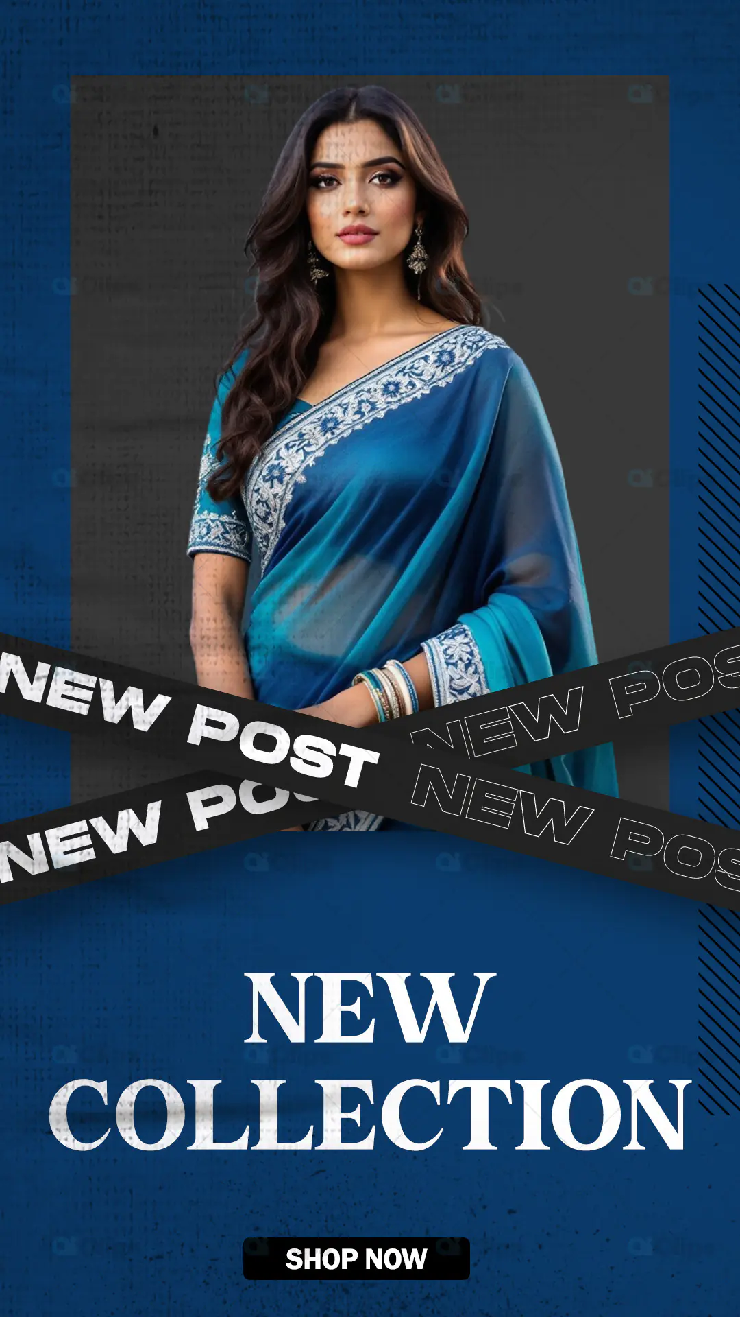 New Collection Fashion Banner PSD Template