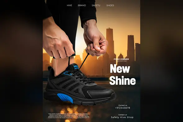 Athletic Footwear Social Media Template