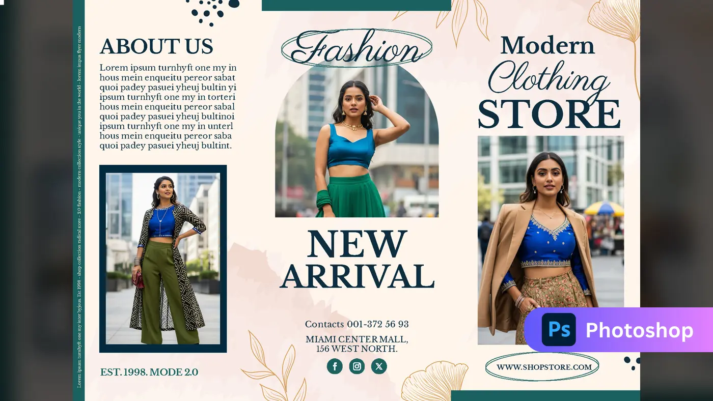 Elegant Fashion Boutique Social Media Template