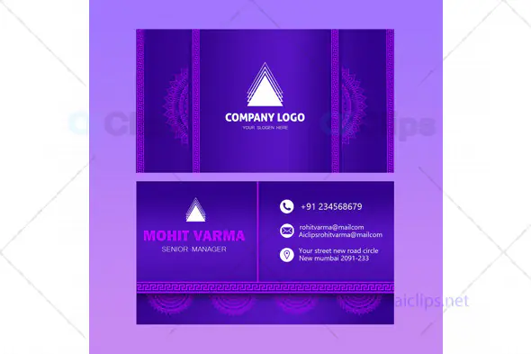 Indian Cultural Card PSD Template
