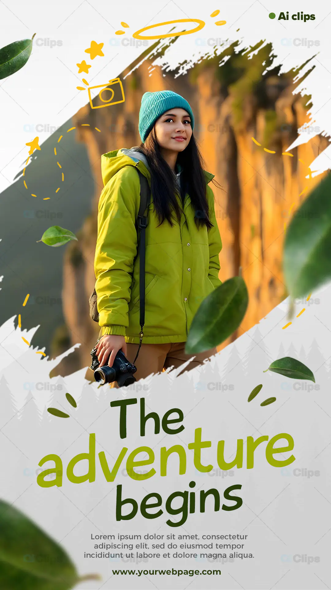 Adventure Instagram Story PSD Template
