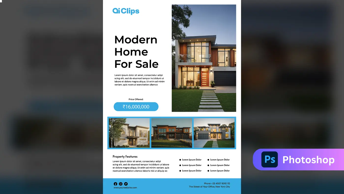 Luxury Modern Real Estate Property Listing Template
